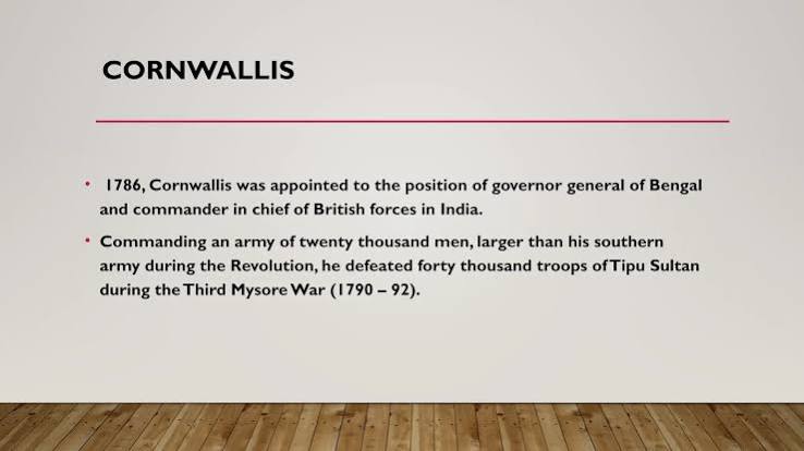 cornwallis reforms and his achievements | PPTX