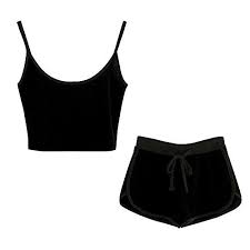 Inoltre devi assolutamente trascinare le tue amiche. Pantaloncini Set Elegante Ragazze Casual Completo Fitness Yoga Sportswear Estiva Abbigliamento Ginnastica Tuta Homebaby Tuta Da Sportivo Donna 2pcs Vintage Tute Felpa Canotta Abbigliamento Abbigliamento Sportivo