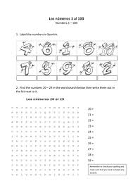 Maybe you would like to learn more about one of these? Los Numeros 1 Al 100 Worksheets Teaching Resources