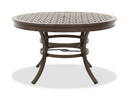 Make money when you sell · huge savings · exclusive daily deals Round Aluminum Patio Dining Table In Brown Mathis Brothers Furniture