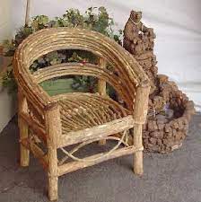 Patio Chairs Plant Nursery Willow Furniture High Quality Rustic Country Decor Pool Beach Twig Furniture Willow Furniture Southwestern Furniture