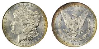 1887 Morgan Silver Dollar 7 Over 6 Coin Value Prices Photos