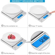 In stock and ready to ship. Upgraded Amir Digital Kitchen Scale 500g Mini Pocket Jewelry Scale Cooking Food Scale Back Lit Lcd Display 2 Trays 6 Units Auto Off Tare Pcs Stainless Steel Batteries Included Pricepulse