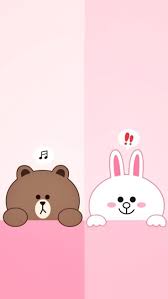Pin By Ivory Neo On Line Friends Beruang Coklat Kartu Lucu Wallpaper Kartun