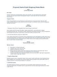 Proposal usaha keripik singkong : Contoh Proposal Usaha Kripik Pedas Manis Singkong Pdf
