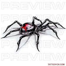 The black widow tattoo is also known as the spider tattoo. Realistic Black Widow Tattoo Design Tattoovox Award Winning Tattoo Designs Online