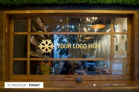 Download Free Window Glass Sticker Decal Mockup On Behance