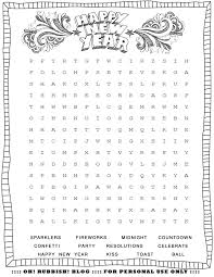 Happy New Year Word Search Oh Rubbish Blog Jpg 2 975 3 850 Pixels New Year Words New Years Activities Printable Activities