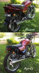 Honda Mcr 125 Travail Uniquement Sur L Arriere De La Moto Pour En Faire Un Scrambler Bike Motorcycle Moped