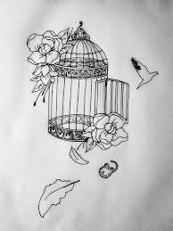 Bioshock Bird Or Cage Meaning In Progress Cage Tattoo Commission Cage Tattoos Tattoos Freedom Tattoos