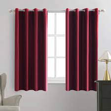 Add to your basket, john lewis & partners barathea pair blackout lined pencil pleat curtains. Amazon Com Miulee 2 Panels Velvet Curtains Solid Soft Grommet Burgundy Curtains Thermal Soundproof Blockout Room Darkening Curtains Drapes Panels For Living Room Bedroom 52 X 63 Inch Kitchen Dining