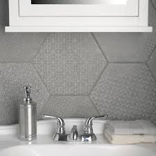 Check spelling or type a new query. Somertile Coralstone Hexagon Melange Grey 10 X 11 5 Porcelain Floor And Wall Tile Overstock 17037783