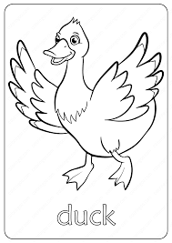 Supercoloring.com is a super fun for all ages: Duck Coloring Book Page Novocom Top