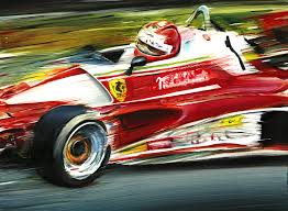 Es entstand kurzum die idee, einen mc zu gründe. Niki Lauda On Ferrari 312 T2 Nurburgring 1976 Andrea Del Pesco Artwork Celeste Network