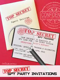 It's pretty simple to create a magnifying glass cake. Printable Spy Party Invitations Onecreativemommy Com