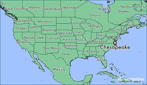 Where Is Chesapeake Va Chesapeake Virginia Map