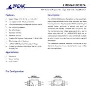 LM2904A Datasheet | 36V General Purpose Op Amps 3Peak