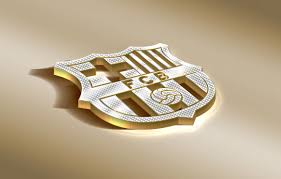 Is a spanish football club based in huelva, in the autonomous community of andalusia. Wallpaper Logo Golden Football Soccer Fc Barcelona Barca Emblem Spanish Club Images For Desktop Section Sport Download