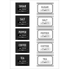 キッチンをおしゃれに演出 カフェ風ラベルシールを作ってみよう キナリノ ラベル シール テンプレート 調味料 ラベル ラベル シール