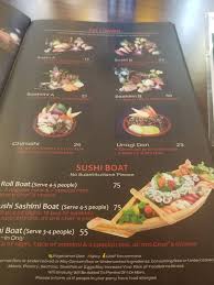 Menu at Aki Steak & Sushi restaurant, Sugar Land