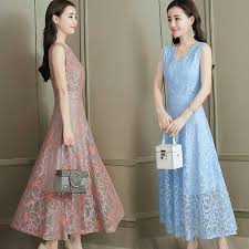 Casual Korean Lace Check Out Our Fb Page For Details Www Facebook Com Klosetrebel Dress Lace Mesh Long Vintage Kore In 2020 Formal Dresses Long Fashion Dresses