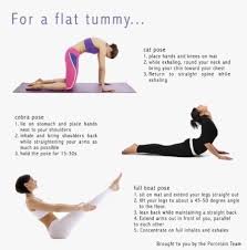 Brace your abs in tight to your spine and rotate your upper body to the left. How To Get A Flat Stomach Yoga For Flat Tummy Workout For Flat Stomach Flat Tummy Workout