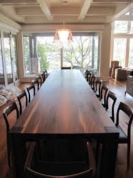 Custom 16 Foot Long Solid Walnut Dining Table Custom Wood Dining Table Walnut Dining Table Long Dining Table