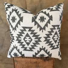 Black And White Boho Pillow Covers Aztec Print Pillows Southwestern Pillow Cover Navajo Native American Print Boho Pillows Black And White Throw Pillows Tribal Decor Boho Pillows White Throw Pillows Southwestern Decorating