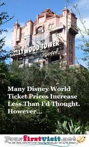 Longer Disney World Ticket Prices Increase Less Than I D Thought At Least So Far Yourfirstvisit Net Disney World Tickets Disney World Ticket Prices Disney World