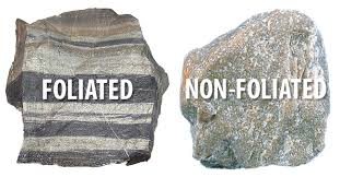 Foliated Vs Non Foliated Metamorphic Rocks By Erik Tonnesen Metamorphic Rocks Metamorphic Metamorphic Rock Formation