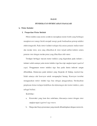 Selain itu motor induksi mempunyai efisiensi yang baik dan putaran konstan untuk setiap perubahan beban. Http Eprints Uny Ac Id 66428 4 4 Bab 20ii Pdf