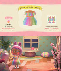 Made A Dress Based On The Dream Come True Top From Lirika Matoshi Just Matches Skin Tone 5 Animal Crossing Characters Animal Crossing 3ds Animal Crossing