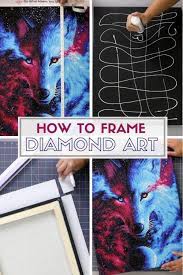 How To Frame Diamond Art Pictures Crafty Blog Stalker Diamond Art Diamond Art Painting How To Frame Diamond Art