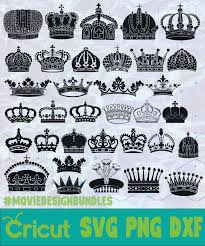 Download Royal Crown Objects Items Silhouette Logo Svg Png Dxf Movie Design Bundles