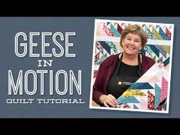 Make A Geese In Motion Quilt With Jenny Doan Of Missouri Star Video Tu Missouri Star Quilt Company Tutorials Missouri Star Quilt Company Missouri Star Quilt