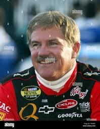 Terry Labonte, who drives the Pizza Hut Chevrolet, waits for his team's  turn at qualifying for the NASCAR Nextel All-Star Challenge at Lowe's Motor  Speedway in Concord, NC