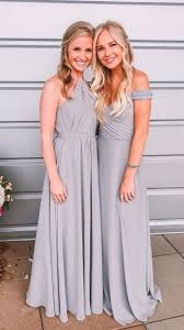 Cheap Grey Chiffon Long Bridesmaid Dresses Simple Halter Bridesmaid Dresses Grey Bridesmaid Dresses Long Grey Bridesmaid Dresses Bridesmaid Dresses Long Blue