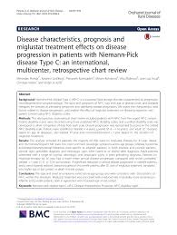 Pdf Disease Characteristics Prognosis And Miglustat