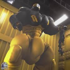 Size Theft Muscle Growth Animation, 1 ball & 8 ball~ - By @nighdruth on  Itaku