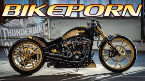 Selten musste man an einem eisen aus milwaukee so wenig tun und doch gehört die. Thunderbike Gp S Le Mans Customized Harley Davidson Breakout Bikeporn Thundertalk Youtube
