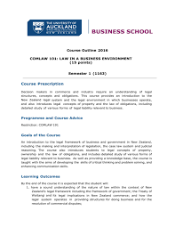 Law In A Business Environment