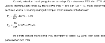 Maybe you would like to learn more about one of these? Jenis Jenis Ukuran Variabilitas Dan Koefisien Varians Dalam Statistika Universitas Psikologi