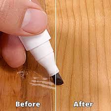 I contacted the builder yesterday, and he told me that the discoloration/scratches. Rejuvenate New Improved Colors Wood Furniture Floor Repair Markers Make Scratches Disappear In Any Color Wood Combination Of 6 Colors Maple Oak Cherry Walnut Mahogany And Espresso Pricepulse