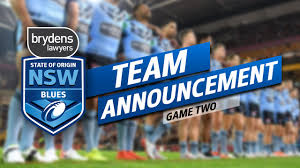5.press view game details or the i button. Team Announcement Brydens Lawyers Nsw Blues 2019 Origin Ii Nswrl