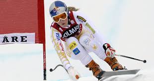 Lindsey vonn went for an olympic medal for the first time since her disappointing showing in the lindsey vonn sobs as she wins bronze in last olympic downhill appearance: Vonn Eyes Downhill Globe In Are