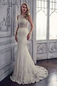 Calla Blanche Wedding Dress Gown Gemma Ivory Sheath Style Wedding Dress With Beaded Lace Boat Neckline A Wedding Dresses Bridal Gowns Wedding Dresses Lace