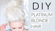Icy White Platinum Blonde Hair