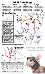 Size Chart Cats Simply Sphynx Cat Clothes