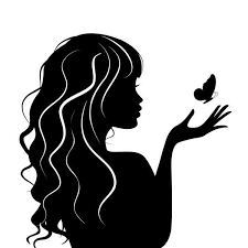 Black And White Woman Silhouette Pin By Reem Ahmed On Silhouettes In 2020 Silhouette Drawing Silhouette Painting Silhouette Art