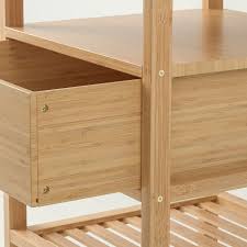 It is usually a small table and may have a drawer, cabinet, a combination of drawers and cabinets, or be a very simple table. Nordkisa Nightstand Bamboo Width 15 3 4 Ikea